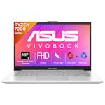 ASUS Vivobook Go 14, AMD Ryzen 5 7520U, 16GB RAM, 512GB SSD, FHD 14", Windows 11, Office Home 2024, Cool Silver, 1.38kg, E1404F04FA-NK5541WS, AMD Radeon iGPU, 42WHrs, M365 Basic (1Year)* Laptop