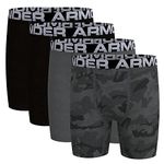 Under Armour boys Ua 4pk Camo Cotton Boxer Set Underwear, Assorted, 16 US