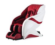 HCI eRelaxic 4D Full Body Massage Chair - Smart Back Mechanism, Zero Gravity Recliner, Full Body Stretch, Heat Therapy, 107 Air Bags, 130 cm Long SL Guide Rail, Blutooth (Beige)