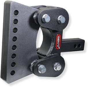 GEN-Y Hitch Weight Distribution Adapter Towing Hitch for 2" Truck Receiver - 6.5 Inch Drop - 10,000 LB Towing Capacity - 1,100 LB Tongue Weight