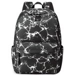 S-ZONE 15.6 Inch Starry Lightning Stylish Backpack Travel Rucksack School Bags for Teenager Girls Boys Students Outdoor Hiking Camping Weekend Backpack