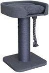 Kazoo 15518 High Sofa Bed Scratching Post with Sisal, Grey