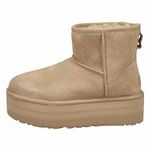 UGG Australia Women's Classic Mini Platform Boot Mustard Seed 10 Medium US