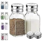 Salt and Pepper Shakers Glass Set ,