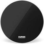 Evans Heads BD22RB-NP 22-Inch EQ3 Resonant Bass Drum Heads - Black