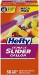 Hefty Slider Storage Bags, Gallon S