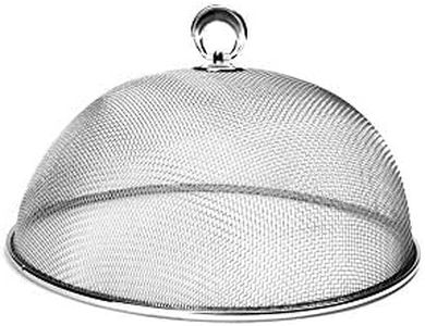 Fox Run Brands Chrome Mesh Food Cover For Outside, 11.75 x 5 inch Food Tent