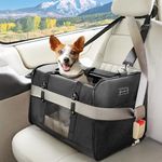 Petsfit 19x12x12 Pet Carrier for Large Cats (up to 20 lbs), Soft-Sided Small Dog Travel Carrier, Upgraded with Patented Buckle and Soft Padding, Ideal for Car Road Trips,Black