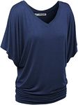 Lock and Love WT1038 Womens V Neck 