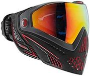 DYE i5 Goggles - Fire Black/Red, On