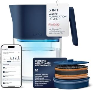 LARQ Pitcher PureVis Monaco Blue (Advanced Filter) 1.9 Liter / 8-Cup