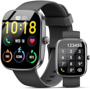 Montre Connectée Homme Femme, 1.91" Smartwatch avec Appel Bluetooth, IP68 Étanche Montre Connectee avec 110+ Sportifs, Moniteur de Fréquence Cardiaque/SpO2/Sommeil, Montre Podomètre pour Android iOS