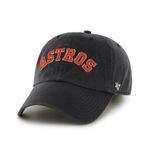47 MLB Unisex-Adult Script Logo Clean Up Adjustable Hat Cap One Size (US, Alpha, One Size, Houston Astros Navy), Houston Astros Navy, One size