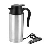 Car Water Heater, Portable 750ml 24V Travel Car Truck Kettle Water Heater Bottle for Tea Coffee Drinking