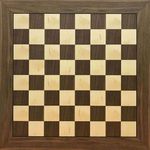 DGT Walnut Non-Electronic Chess Board (2 Players, Age 12+) - No Pieces Included