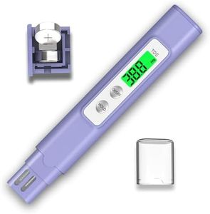 2025 All-New Water Tester for Drinking Water – Accurate & Reliable 0-9999 ppm Water Quality Tester for Drinking Water, Aquariums, Tap Water, Pools, Hydroponics, and RO/DI Systems (Purple)