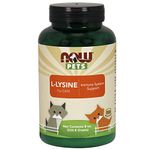 NOW Pets L-Lysine for Cats 8oz/226.8g - Immune System Support - Perfect for multi-cat households and boarders