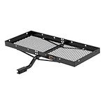 CURT 18110 48 x 20-Inch Tray Hitch Cargo Carrier, 300 lbs Capacity, 1-1/4, 2-in Adapter Shank