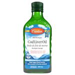 Carlson - Cod Liver Oil, 1100 mg Omega-3s + A & D3, Wild-Caught Norwegian Arctic Cod-Liver Oil, Sustainably Sourced Nordic Fish Oil Liquid, Unflavored, 250 mL (8.4 Fl Oz)