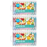 MINAGOO 24 Pack Mini Glitter Gel Pen,Tiny Pens for School,Office and Home (3) MG-005