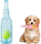 YOOGAO Pet Dog Toy, Dog Retriever Toy, Floating Squeaky Dog Toy, Interactive Fetch Toy for Play and Training, Bottle Shape with Tennis Ball Inside (Small X1)