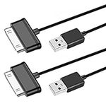 (2 Pack) Vultic 30 Pin Charging Cable (3.3ft) - Sync Data Charger Adapter Cord Compatible for Samsung Galaxy Tab 2 10.1 8.9 7.7 7.0 Plus inch Tablet Cable (1m)