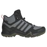 adidas Men's Terrex Swift R2 Mid Gore-TEX Hiking Shoes, Solid Grey/core Black/Olive strata, 9 UK