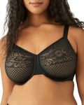 Wacoal Women's Visual Effects Minimizer Bra, Black, 36DDD