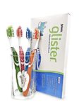 Amway Advanced Persona Manual Toothbrush for adults- Pack of 4, Multicolor