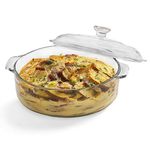 Libbey Baker's Basics 2 Quart Glass Casserole with Cover