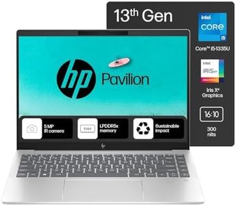 HP Pavilion Plus, Intel Core i5-1335U-13th Gen Laptop, (16GB LPDDR5x,512GB SSD),IPS, 300 nits, 14''(35.6cm) 2K,Win 11, M365 Basic(1yr), Office Home 24, Silver,1.38kg, 5MP Camera w/Shutter, ew0107TU