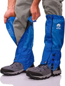 Pike Trail Leg Gaiters - Waterproof and Adjustable Snow Boot Gaiters for Hiking, Walking, Hunting, Mountain Climbing and Snowshoeing (Midnight Blue)