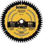 DEWALT Circular Saw Blade, 7 1/4 Inch, 60 Tooth, Wood Cutting (DWA171460)