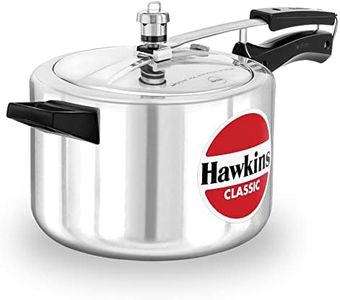 HAWKINS Classic CL50 5-Liter New Improved Aluminum Pressure Cooker, Small, Silver