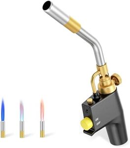 SenDeluz MAPP Antorcha de Propano, Antorcha de Gas para Trabajo Pesado Gas antorcha con autoencendido y perilla de latón Soplete de soldadura para Soldadura Fuerte y Barbacoa