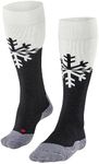 FALKE Women's SK2 Ski Socks Medium Padding Anti-Bubble Warm Ski Socks Long for Skiing Breathable Quick-Drying Climate Regulating Odour-Inhibiting Wool Functional Material 1 Pair