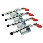 IMAGINE 4Pcs Toggle Clamps 301AM 99lbs Holding Capacity Stroke Push Pull Action Hand Tool Light Duty Toggle Clamp Tool