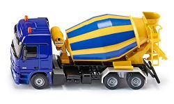 siku 3539, Cement Mixer, 1:50, Metal/Plastic, Yellow/Blue, Rotating drum