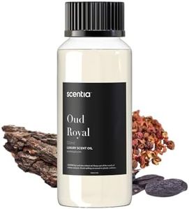 Scentia Oud Royal Hotel Diffuser Oil 120 ml | Oud Royal for Scent Diffuser | Luxurious Aroma, Niche Scent, Cardamom, Rosewood & Oud | 120ml Aromatherapy Fragrance