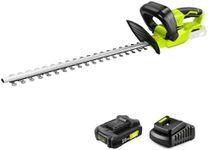 SnapFresh 20V Cordless Hedge Trimmer - 22" Dual-Action Blade, Hedge Trimmer Cordless with 2.0Ah Battery and Charger, Grass Trimmer