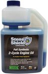 Stens 770-160 2-Cycle 50:1 Full Synthetic Oil 16oz Easy to Measure Bottle