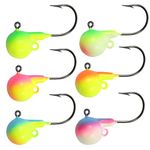 Northland Tackle FB5-6-99T Fire-Ball Jig Assorted Two Tone 3/8 OZ