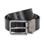 Tommy Hilfiger Merger Men Leather Reversible Belt - Black+Brown, Xl 1.10M