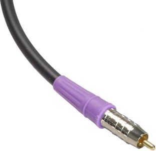 Blue Jeans Cable LC-2 Double-Shielded Low Capacitance Subwoofer Cable, 10 Foot, Black