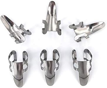Alice Stainless Steel, Open Design, Metal Finger Picks for Guitar, Banjo, Dobro, etc.