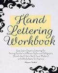 Hand Lettering Workbook: Easy Learn