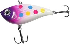 Northland Tackle Rippin' Shad Fishing Hook - Freshwater Fishing Lure for Bass, Walleye, Trout, Crappie, & Others - The Perfect Bait in Any Kit (Purple Wonder, 2", 3/8 Oz)