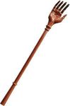 Dconmax Back Body Itching Scratcher Rod Manual Massage Stick 14 Inch Long Back Massager Stick And Back Scratcher Plastic Khujli Stick Hand Self Massager (Set of 1) (Brown 2)