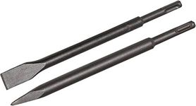 Inditrust Hammer Drilling Set of 2 Chisel Bits Set 14 x 250MM Flat & Pointed | 14mm Demolition Rotary Hammer Bits (14 x 250 mm)