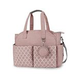 MEYTEILAY Nappy Bag Tote Baby Diaper Changing Bag with Changing Pad and Shoulder Strap Portable Waterproof and Large Capacity for Mom（Pink）